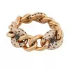8ctw Scattered White and Black Sapphire Link Bracelet