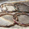 Multicolor Sapphire Paved Twist Mobius Bangle