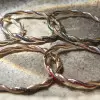 Multicolor Sapphire Paved Twist Mobius Bangle