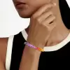 16ctw Baguette Cut Multicolor Sapphire Rainbow Bracelet