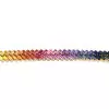 16ctw Baguette Cut Multicolor Sapphire Rainbow Bracelet