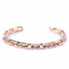 14ctw Princess Cut Invisibly Set Emerald Link Bracelet