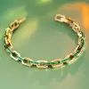 14ctw Princess Cut Invisibly Set Emerald Link Bracelet