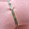 6ctw Channel-set Princess Cut Multicolor Sapphire Eternity Bangle