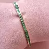 6ctw Channel-set Princess Cut Multicolor Sapphire Eternity Bangle