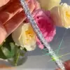 40ctw Princess Cut White Sapphire Tennis Bracelet
