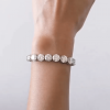 36ctw Round Cut White Sapphire Classic Tennis Bracelet