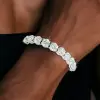 36ctw Round Cut White Sapphire Classic Tennis Bracelet