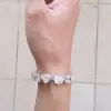 Multi Shaped White Sapphire Bracelet
