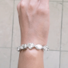 Multi Shaped White Sapphire Bracelet