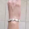 Multi Shaped White Sapphire Bracelet