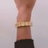 Radiant Cut Yellow Sapphire Bracelet in Gold