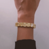 Radiant Cut Yellow Sapphire Bracelet in Gold