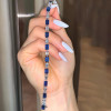 22.5ctw Emerald Cut Blue Sapphires Tennis Bracelet