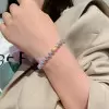 12ctw Heart Cut White Sapphire Tennis Bracelet in Rose Gold