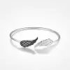 Angel Wings Cuff Bangle Bracelet