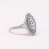 1.35ct Split Shank Marquise Cut Engagement Ring for Women