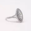 1.35ct Split Shank Marquise Cut Engagement Ring for Women