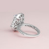 5CT Oval Cut Prong Setting Engagement Ring