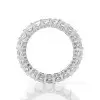 Handmade Radiant Cut Eternity Women's Band