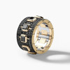 5.7ct White Sapphire Mechanical Screw Men's Ring