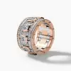 5.7ct White Sapphire Mechanical Screw Men's Ring