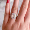 1.5ct Oval Cut Split Shank Classic Engagement Ring