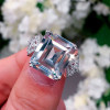 Handmade 8 Ct Emerald Cut 925 Sterling Silver Ring