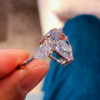 Handmade 4 Ct Pear Cut Lab Created Gemstone Engagement Ring