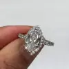 Handmade 2.65 ct Marquise Cut 925 Sterling Silver Engagement Ring