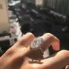 Handmade 2.65 ct Marquise Cut 925 Sterling Silver Engagement Ring