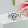 Handmade 1.5 CT Round Cut Sterling Silver Ring