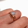 Handmade Round Cut 925 Sterling Silver Engagement Ring 1.5 CT