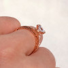 Handmade Round Cut 925 Sterling Silver Engagement Ring 1.5 CT