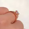 Handmade Round Cut 925 Sterling Silver Engagement Ring 1.5 CT