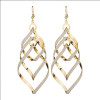 Spiral Style Fashion Alloy Earring in Yellow Gold