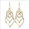Spiral Style Fashion Alloy Earring in Yellow Gold