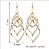 Spiral Style Fashion Alloy Earring in Yellow Gold