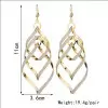 Spiral Style Fashion Alloy Earring in Yellow Gold
