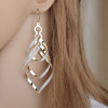Spiral Style Fashion Alloy Earring in Yellow Gold