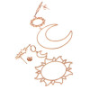 Star Noon Sun Shape Alloy Earring