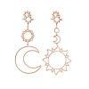 Star Noon Sun Shape Alloy Earring