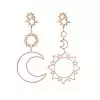 Star Noon Sun Shape Alloy Earring
