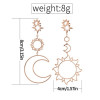 Star Noon Sun Shape Alloy Earring