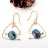 Original Design Natural Stone Earring