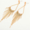 Original Design Drop Shape Tassel Earrings