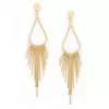 Original Design Drop Shape Tassel Earrings