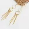 Original Design Irregular Natural Pearl Alloy Earring
