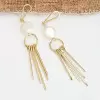 Original Design Irregular Natural Pearl Alloy Earring