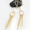 Original Design Irregular Natural Pearl Alloy Earring